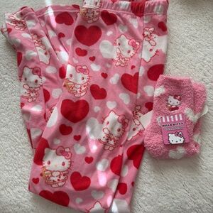 hello kitty pj set